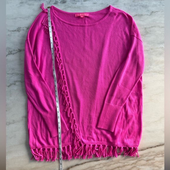 Lilly Pulitzer Hot Pink Emberly Sweater Size M - Picture 4 of 10